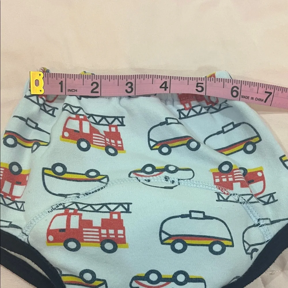 Colorful Dinosaur and Vehicle Print Kids Training Pants